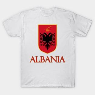 Albania - Albanian Coat of Arms Design T-Shirt